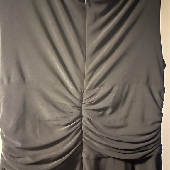 Scarlett Black Midi Dress with Elegant Detailing - Picture 7 of 10